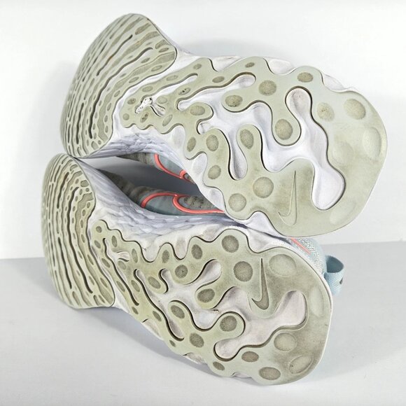 Nike React Infinity Run Flyknit 2 Women's 8 Shoes Blue Tint Lava Glow CT2423-400 - Picture 15 of 16